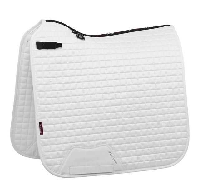 Lemieux saddlepad white suede FULL