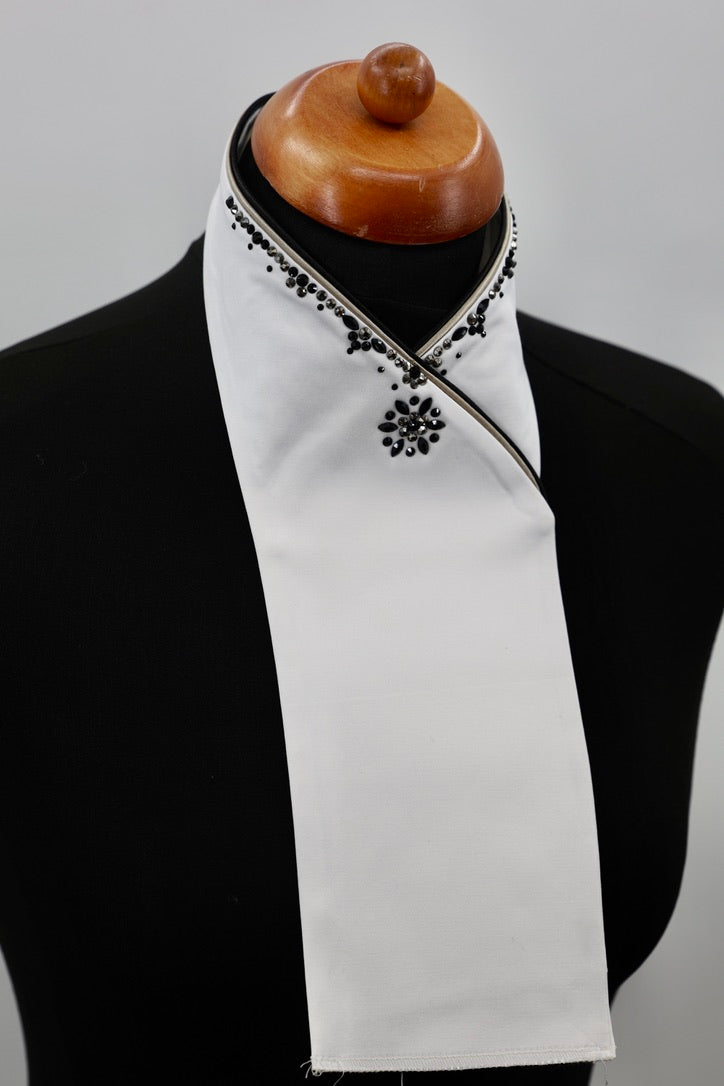 Swarovski Plastron Lamantia Crystal Flower Taupe