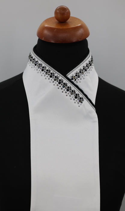 Swarovski Plastron Lamantia Black crystal Texture