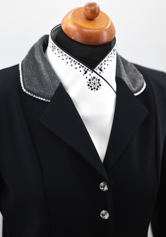 Swarovski Plastron Lamantia Crystal Blossom Black