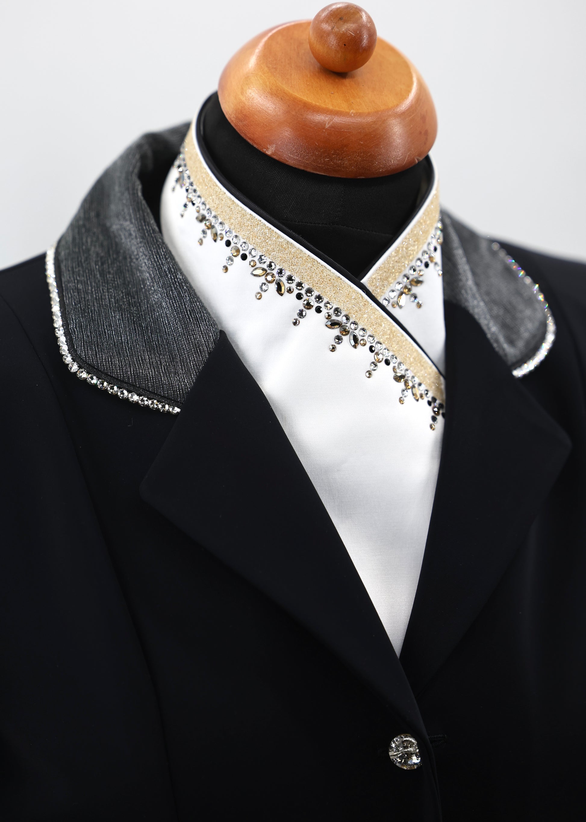 Swarovski Plastron Lamantia Crystal Champ Fabric