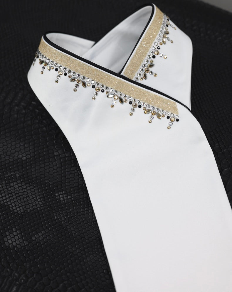 Swarovski Plastron Lamantia Crystal Champ Fabric