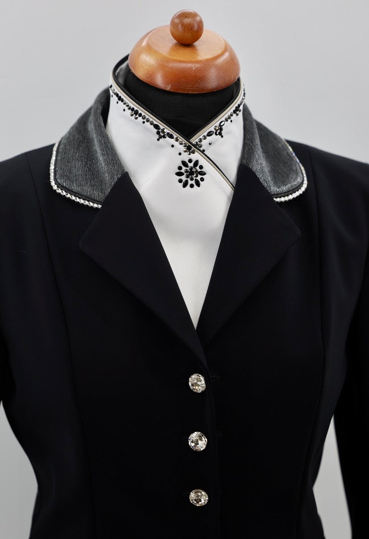 Swarovski Plastron Lamantia Crystal Flower Taupe