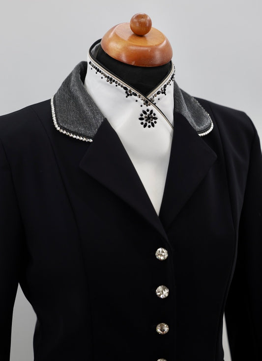 Swarovski Plastron Lamantia Crystal Flower Taupe