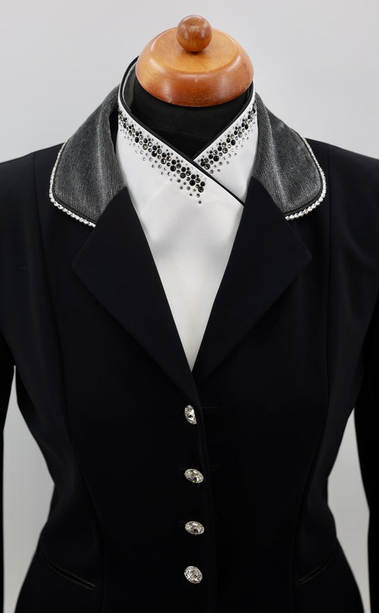 Swarovski Plastron Lamantia Crystal Silver Night