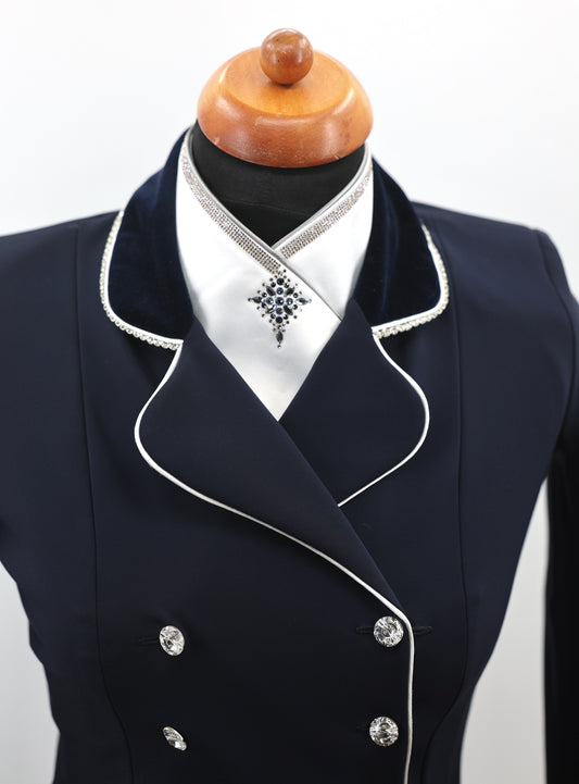 Swarovski Plastron Lamantia classic Crystal silver Tex