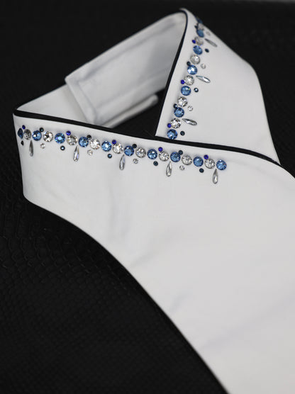 Swarovski Plastron Lamantia crystal Saphire bomb