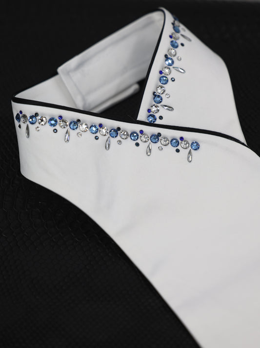 Swarovski Plastron Lamantia crystal Saphire bomb