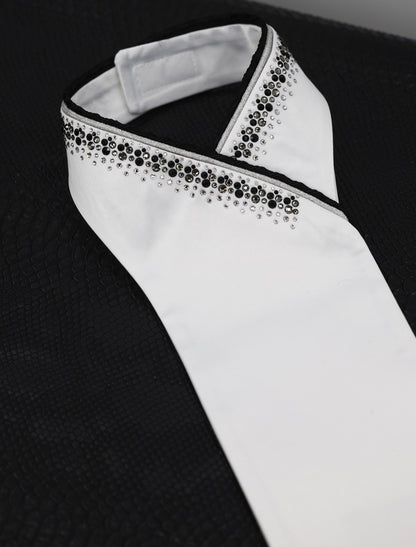 Swarovski Plastron Lamantia Black crystal Texture