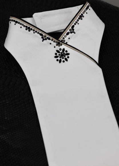 Swarovski Plastron Lamantia Crystal Flower Taupe