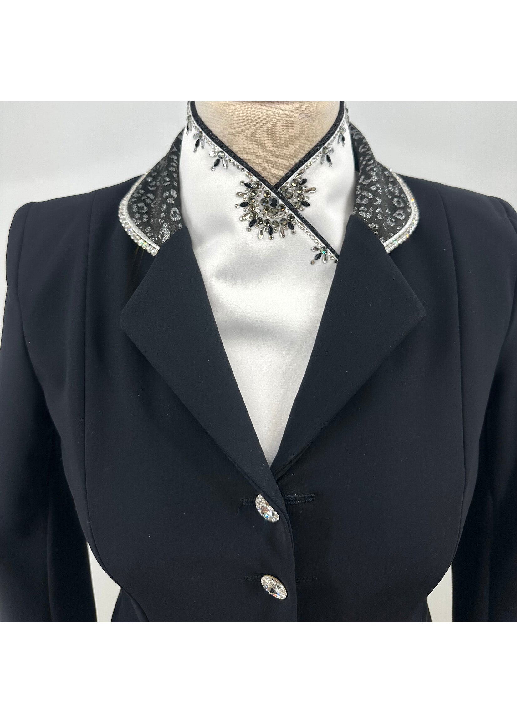 Swarovski omslag plastron