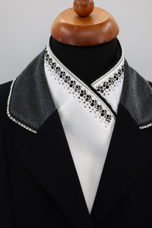 Swarovski Plastron Lamantia Black crystal Texture