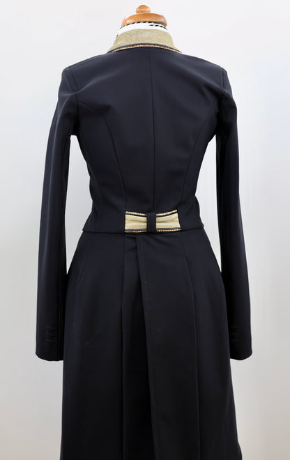Lamantia Couture Frack Blue Gold Label