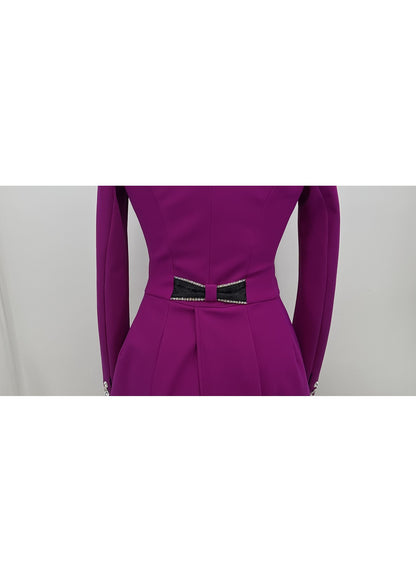 Lamantia Couture tailcoat raspberry diamond