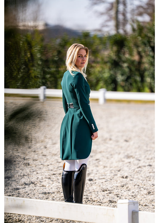 Lamantia Couture Frack LE Hunter Green Classic Dot