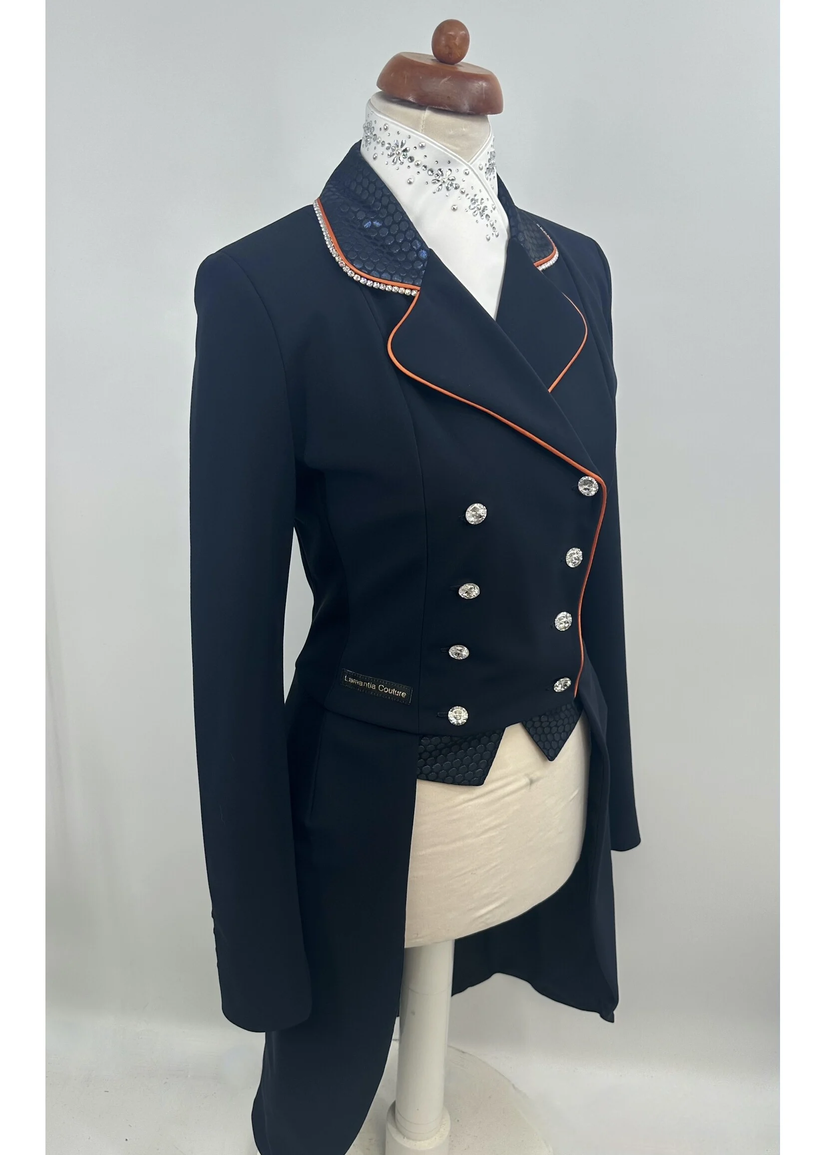 Lamantia couture Frack Dark Blue Dutch Sparkle Dot