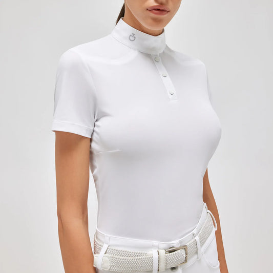 Cavalleria Toscana pique button competition shirt *